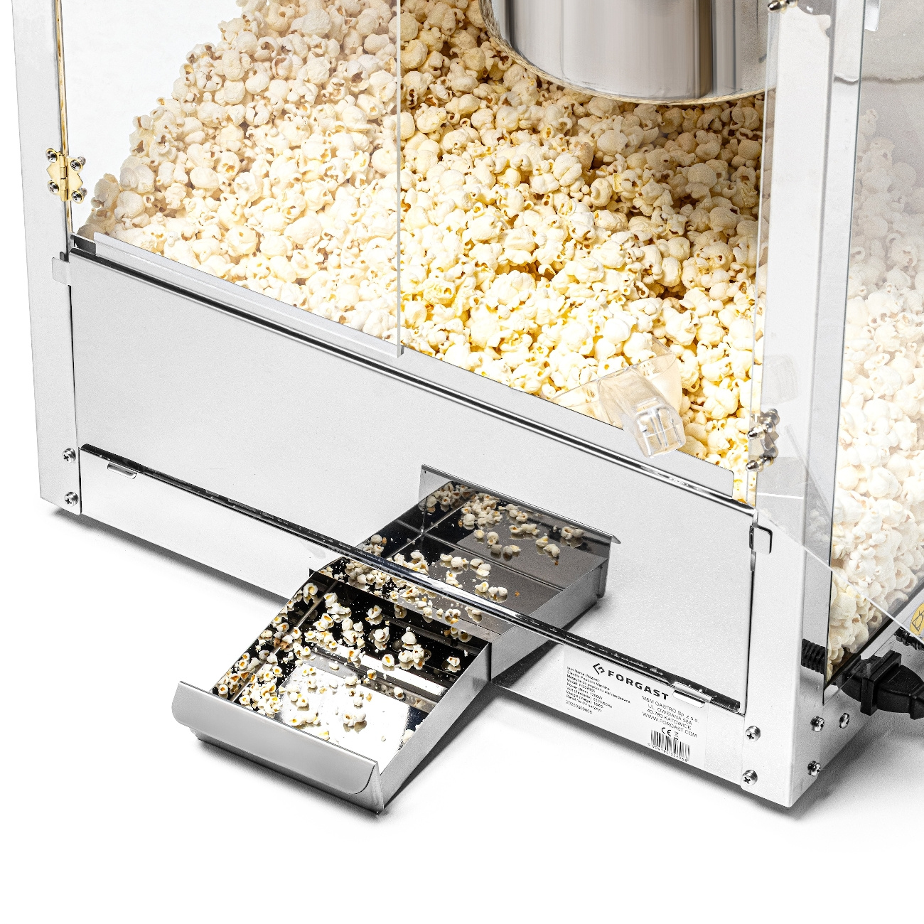 Rozsdamentes acél popcornkészítő gép | FORGAST FG09305