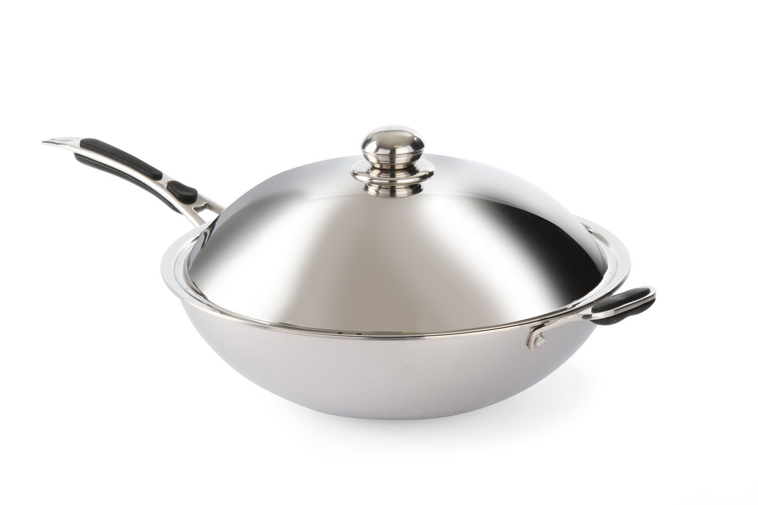 Indukciós wok serpenyő, 36 cm, 18 cm | HENDI 239773