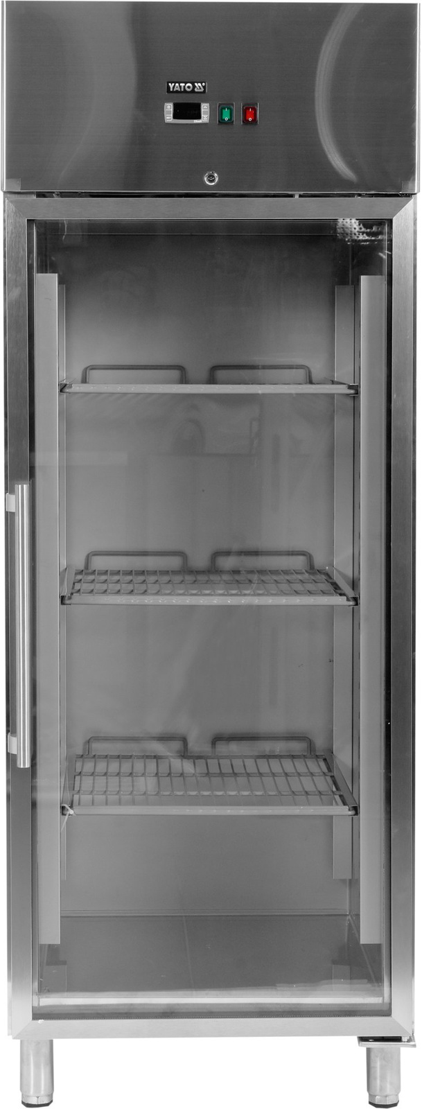 Hűtőszekrény üvegajtóval 650 l | YATO YG-05225