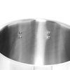 Közepes rozsdamentes acél fazék, 6 l, 24 cm átmérő | FORGAST FG02424