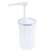Adagolószósz-diszpenzer pumpával, 1,2 l, átlátszó | CONTACTO 1323/120