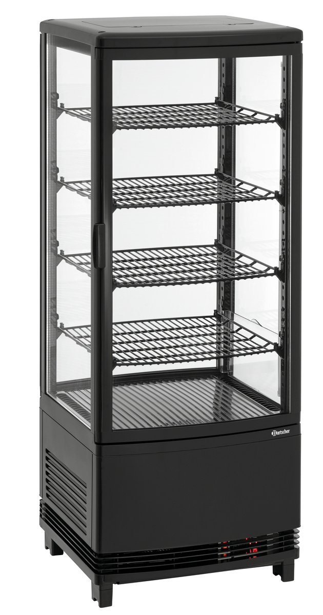 Hűtővitrin Mini 98L2T fekete | BARTSCHER 700698