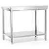 Fal mellé állítható asztal polccal 80x60x85 cm csavarozott | FORGAST FG15331