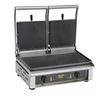 Dupla kontaktgrill, bordázott lapok, 2x2 kW, 53.5x24 cm | ROLLER GRILL MAJESTIC