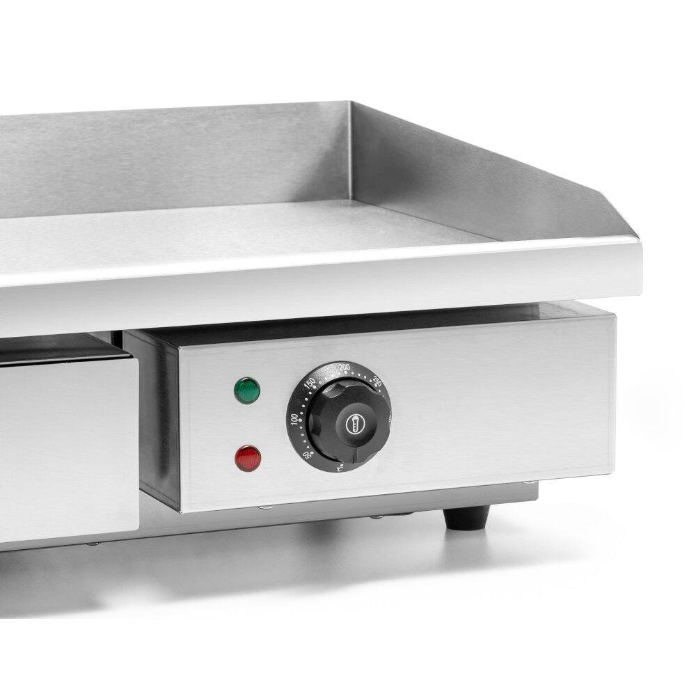 Elektromos grilllap, sima, 50x35 cm, 3 kW | FORGAST FG09103