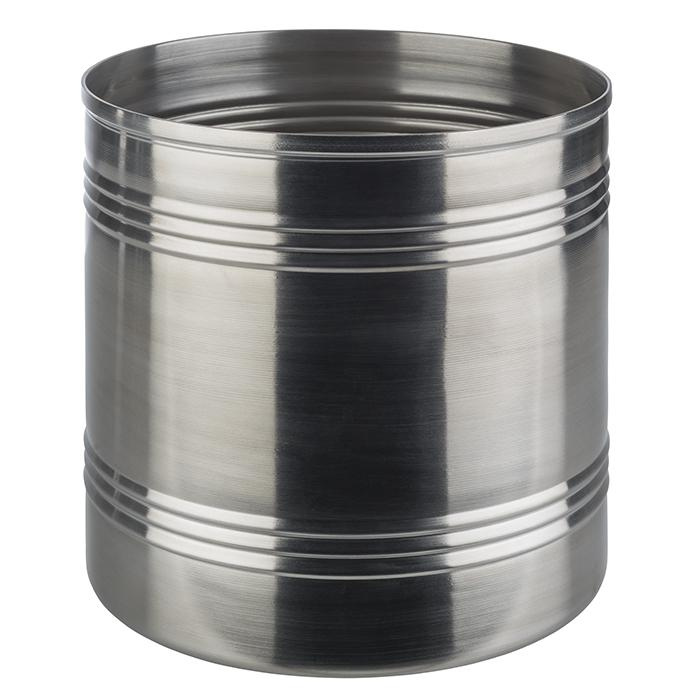 Tálalótál SNACKCAN, rozsdamentes acél, 13.5x14 cm | APS 40658