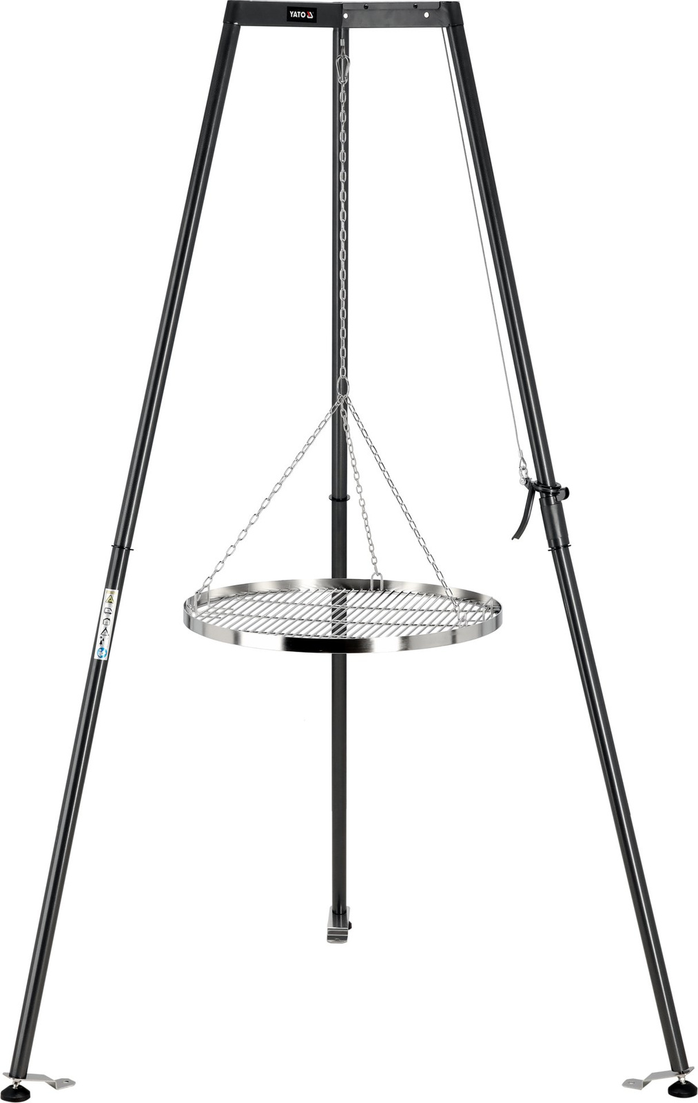 Függő grill háromlábon, 66,4 cm | YATO YG-20330