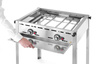 Gázgrill Green Fire Profi Line 2 égős, 11.6 kW | HENDI 149508