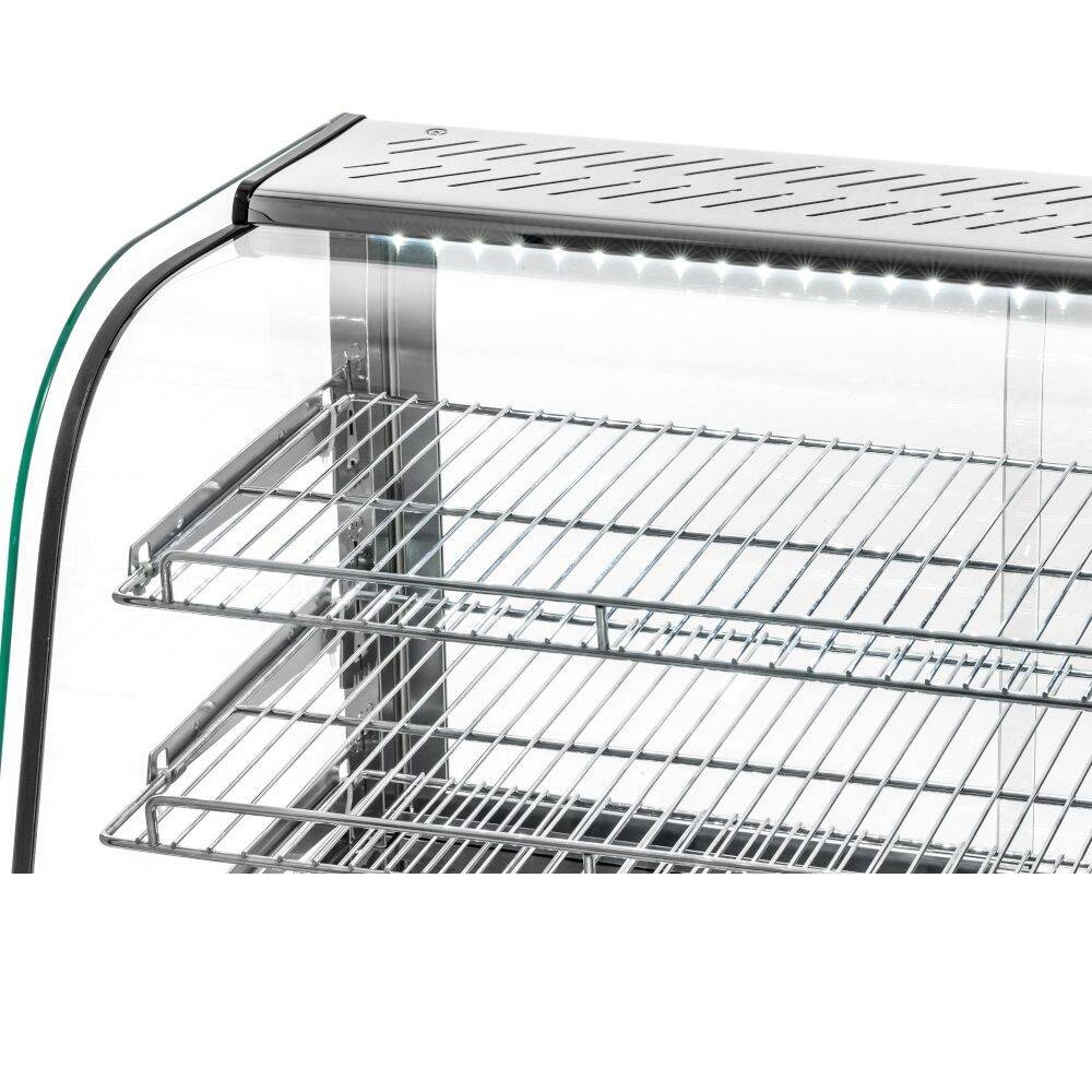 Melegített üvegkivitelű bemutató vitrin 120 l, 1.1 kW | FORGAST FG09642