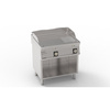 Grilllap sima-bordázott krómozott 400V Tecno74 | TECNOINOX 716222