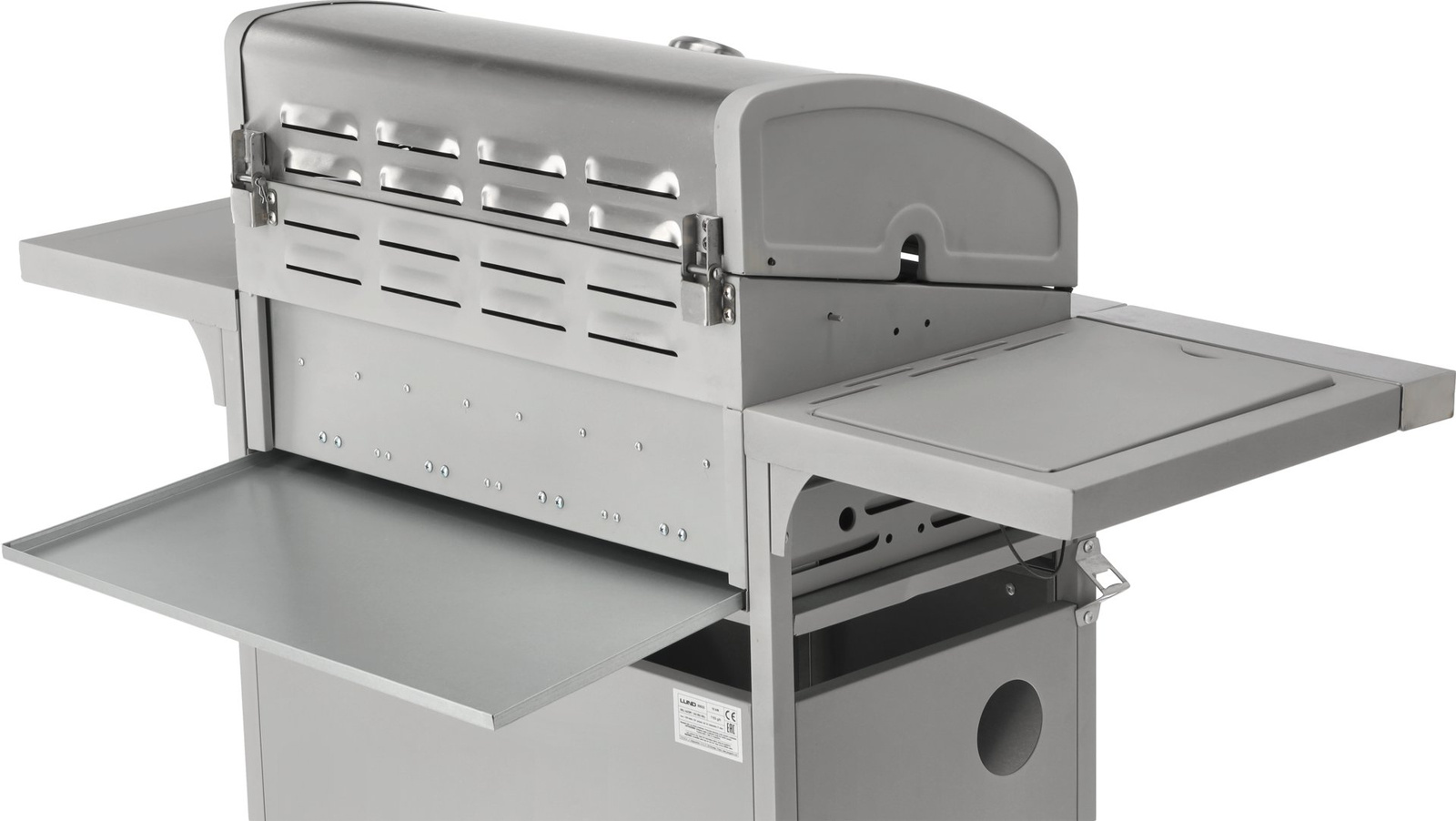 Gázgrill AKKA 4+1, öntöttvas ráccsal, 16 kW | LUND 99655