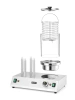 Virsli- és hot dog kiflimelegítő, 220-240V/550W, 50x31x39,5 cm | HENDI 265031