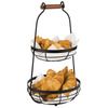 Buffet kínálóállvány, kétszintes, 26x26x48 cm | APS 30335