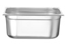 GN 2/3 edény 15 cm mély rozsdamentes acélból KITCHEN LINE | HENDI 806241