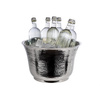 Hűtő vödör palackokhoz, STAINLESS cooler, rozsdamentes acél, 33x20 cm, 8 l | APS 36120