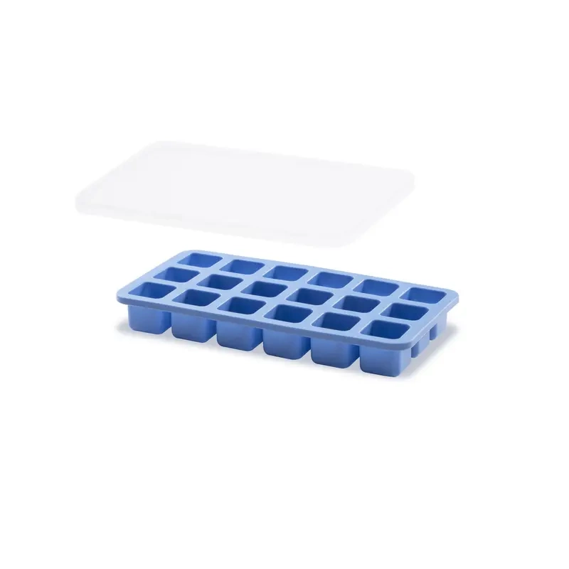 Forma jégkockákhoz mini fedéllel, kék, 21.7x11.4x3 cm | HENDI 679074