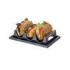 Kiállító állvány 3 szendvicshez vagy hot doghoz, 29x19x6 cm | APS 11887