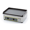 Gázüzemű grilllap, öntöttvas, sima, 60x40 cm, 6.4 kW | ROLLER GRILL PSF 600 G