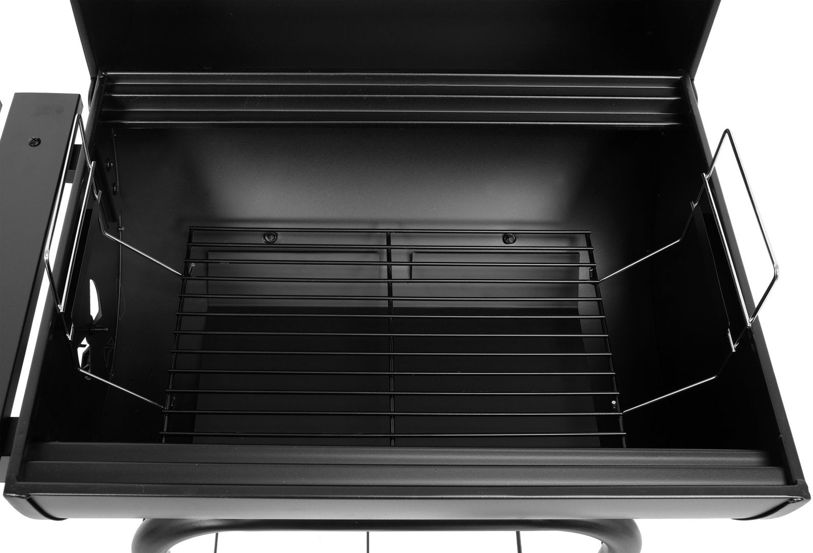 Faszén grill fedéllel, rács 47x34 cm | LUND 99902