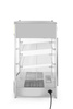 Melegen tartó vitrin, asztali, 97 l, 0,8 kW, 230 V | HENDI 233740
