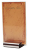 Menütartó állvány, rozsdamentes acél, 8x8x2 cm | APS 30