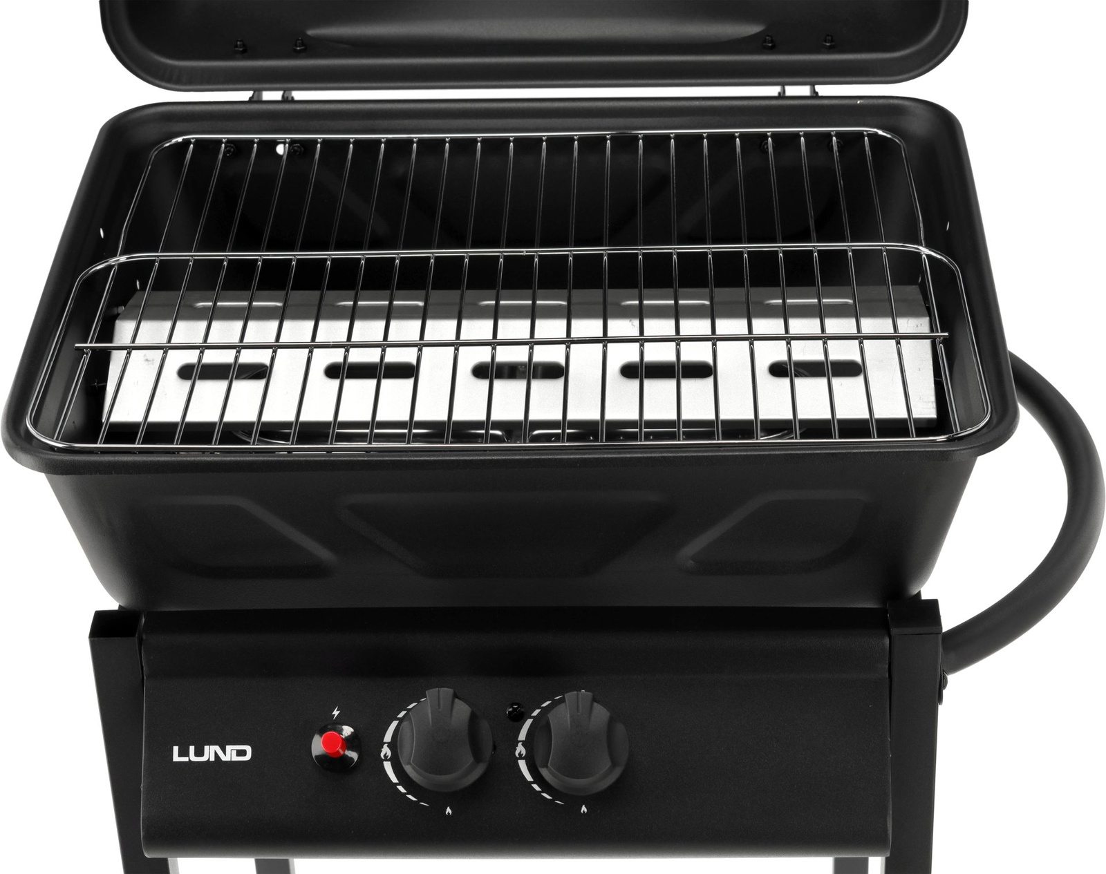 Gázgrill BAVEN, 2 égő, fekete, 5.5 kW| LUND 99657