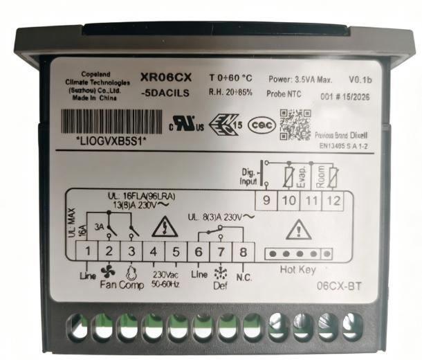 Hőmérséklet-szabályozó szekrényhez FG08012 FG08112 | CFG08012/4