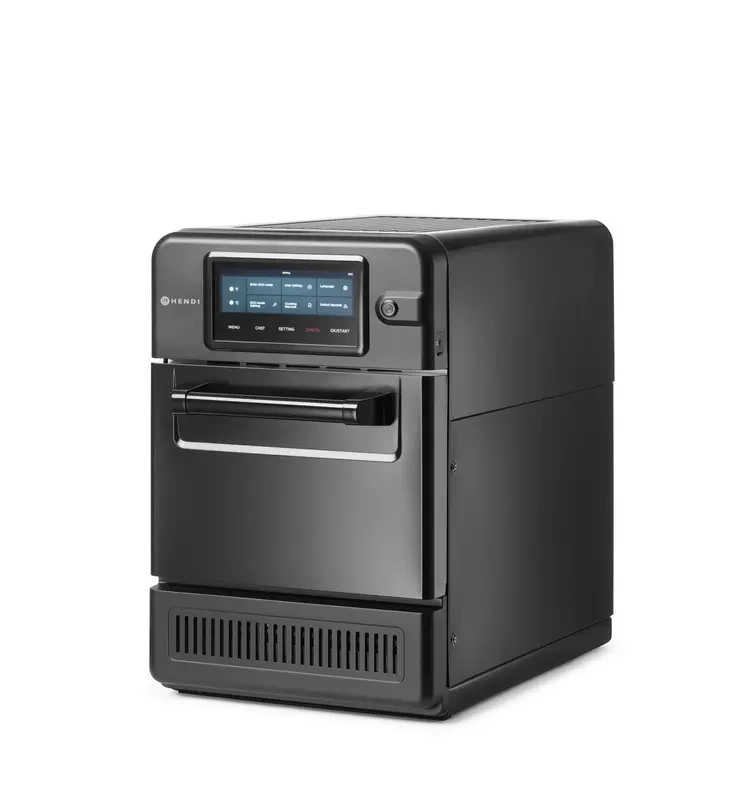 Konvekciós-mikrohullámú sütő CombiTurbo, 18 L, fekete, 230V/3000 W | HENDI 281277
