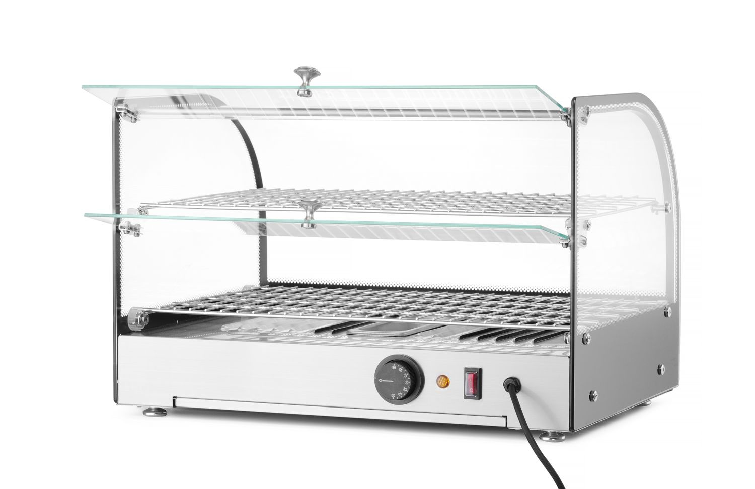 Melegentartó vitrin, 0.5 kW, 230 V | HENDI 273999
