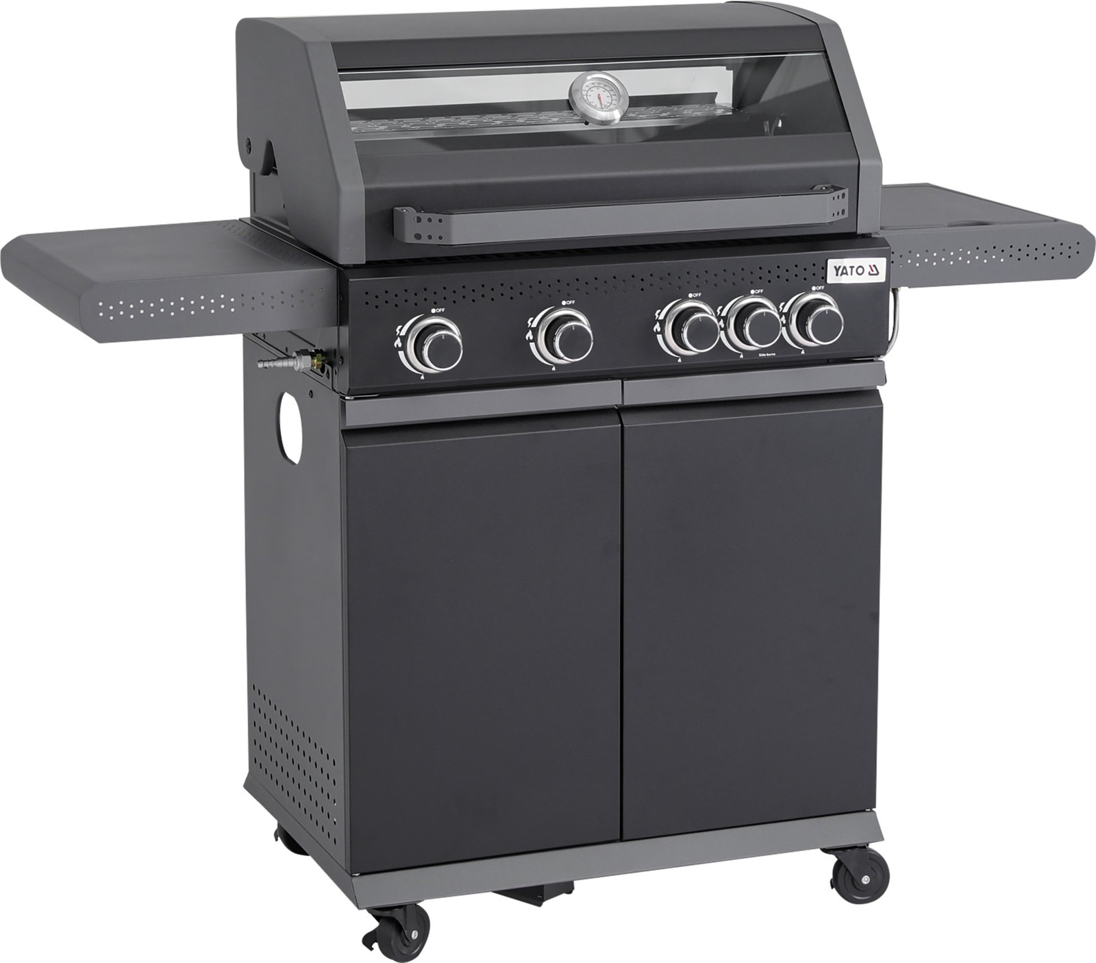 Grillgáz Okaya üveggel, 5 égővel (4+1) | YATO YG-20010