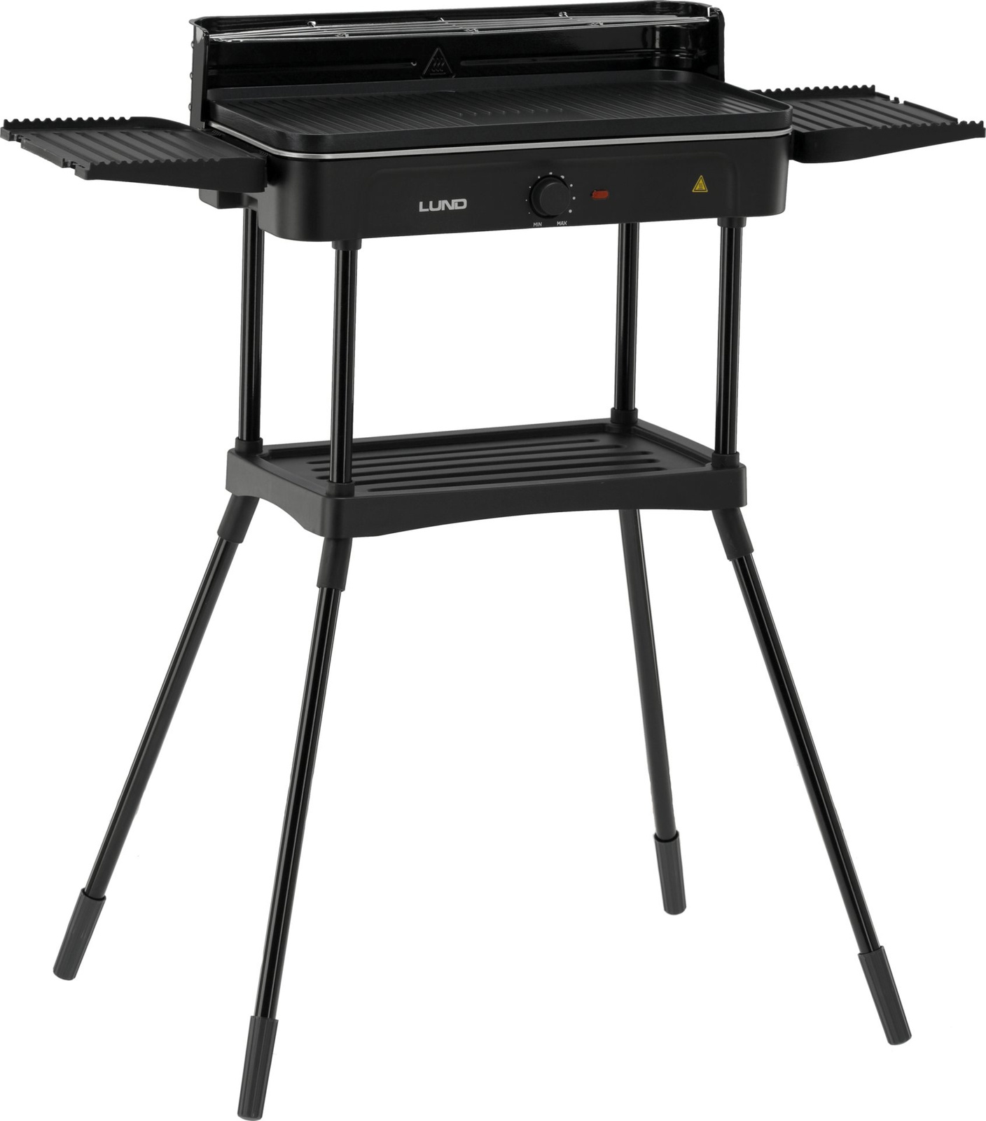 Elektromos álló grill bordázott sütőlappal, 2,2 kW | LUND 67424