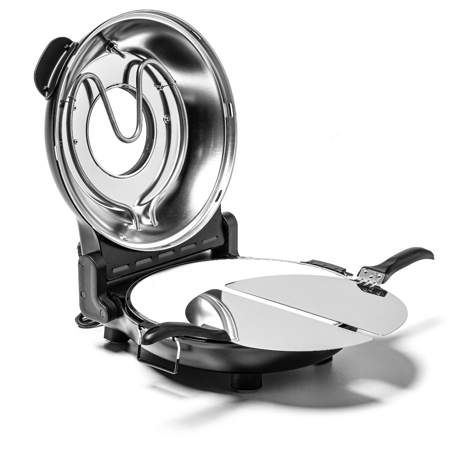 Pizzasütő, elektromos, 32 cm átmérő, 1.2 kW, 230 V | FORGAST HOME FG09556