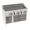Grilllap gázüzemű sima nyitott alappal 120 cm | TECNOINOX 713159