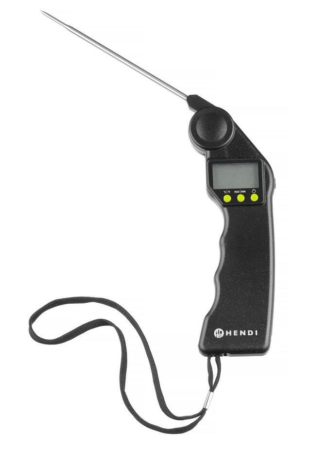 Digitális hőmérő szondával 16 cm | HENDI 271315