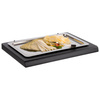Büfé vitrin hűtőbetéttel, fedő nélkül TOP FRESH GN 1/1, fekete, 60x41x5 cm | APS 11546