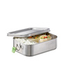Ebédtartó doboz LUNCHBUDDY, rozsdamentes acél, 20.5x14.5x6.5 cm, 1.1 l | APS 66901