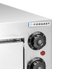 Pizzasütő 2 kamrás, 2x40 cm, 3 kW, 230 V | FORGAST FG09553