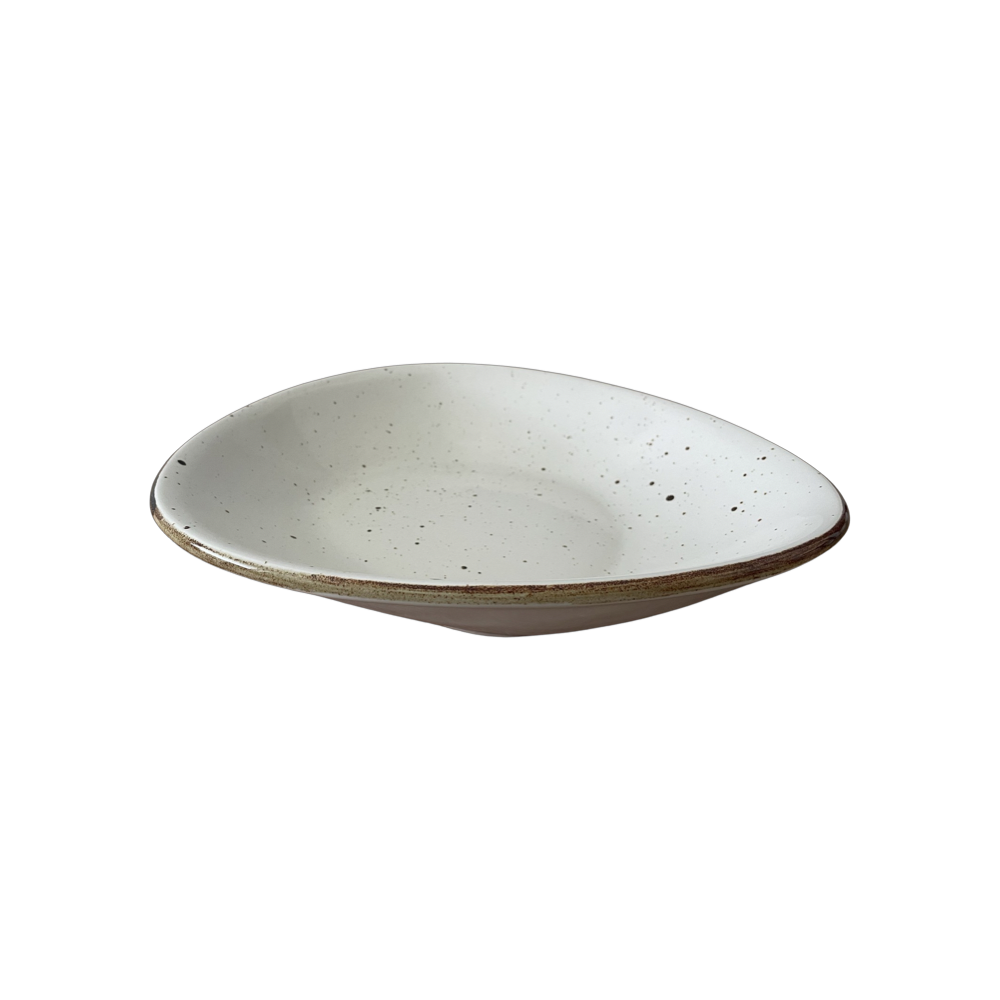 Mély tányér Delta Rustic krém 24 cm | KERA CERAMIKA 15.7/R.K