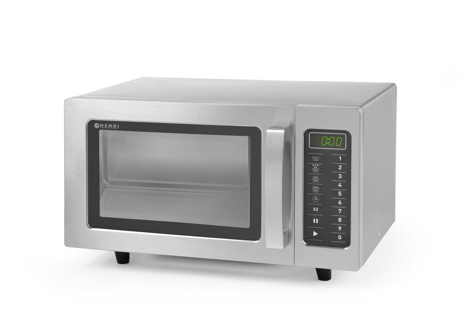 Programozható mikrohullámú sütő, 1000 W, 26 l | HENDI 281444