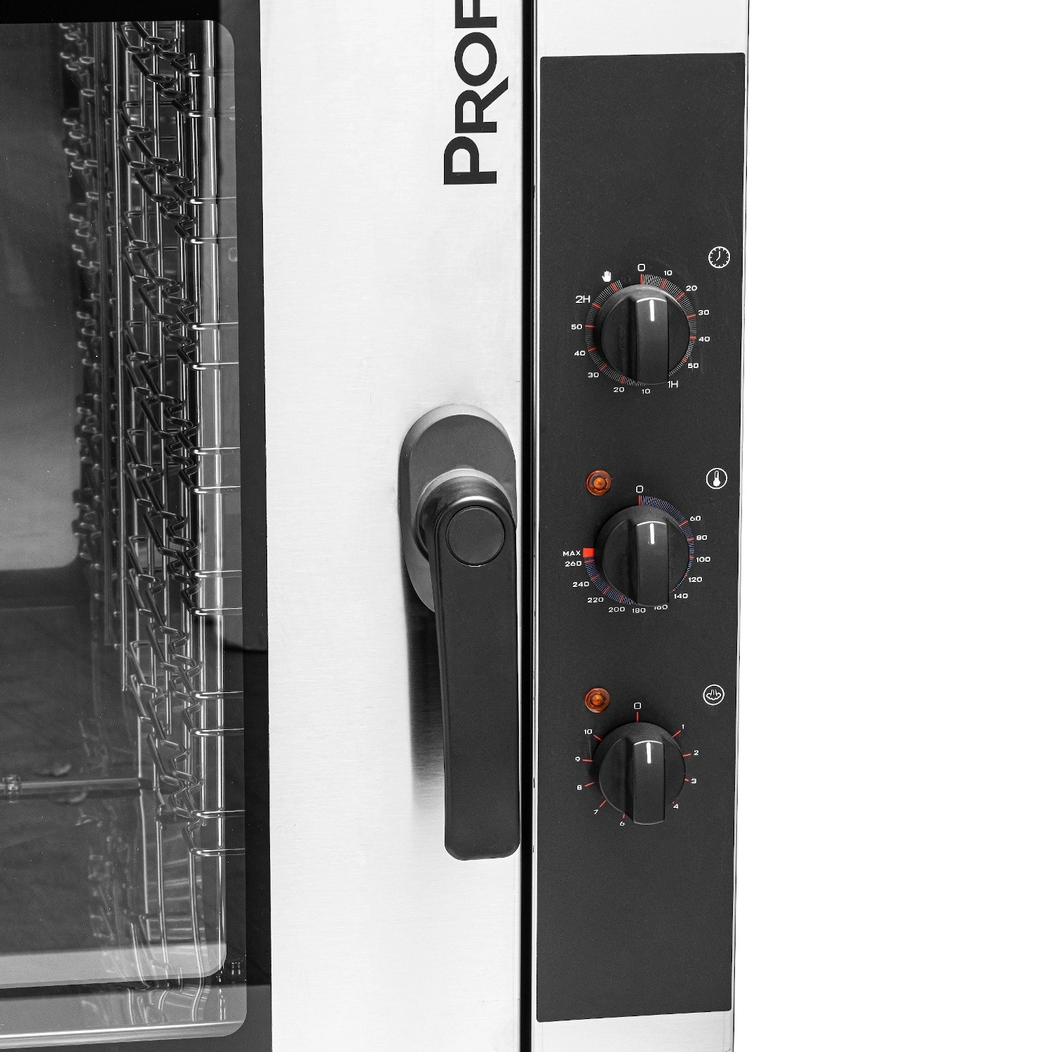 Elektromos kombi pároló sütő Alpha 12 GN 1/1, kézi vezérlés, 15,8 kW, 400 V | PROFICHEF PCA311012