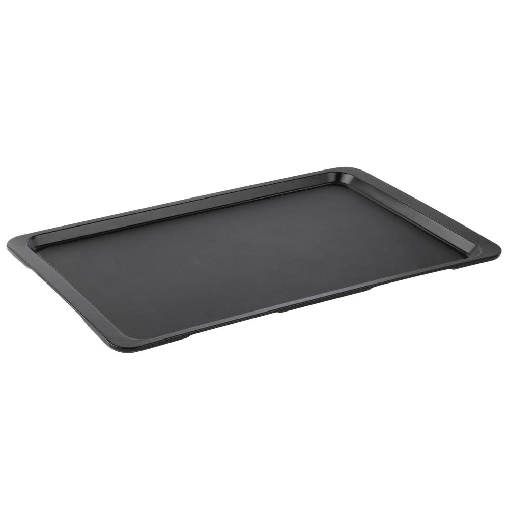 Tálca GRIPZONE, GFK kompozitból, fekete, 53x32.5x2 cm | APS 502
