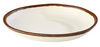 Tányér CROCKER, melaminból, fehér - barna, 20.5x3 cm, 500 ml | APS 84575