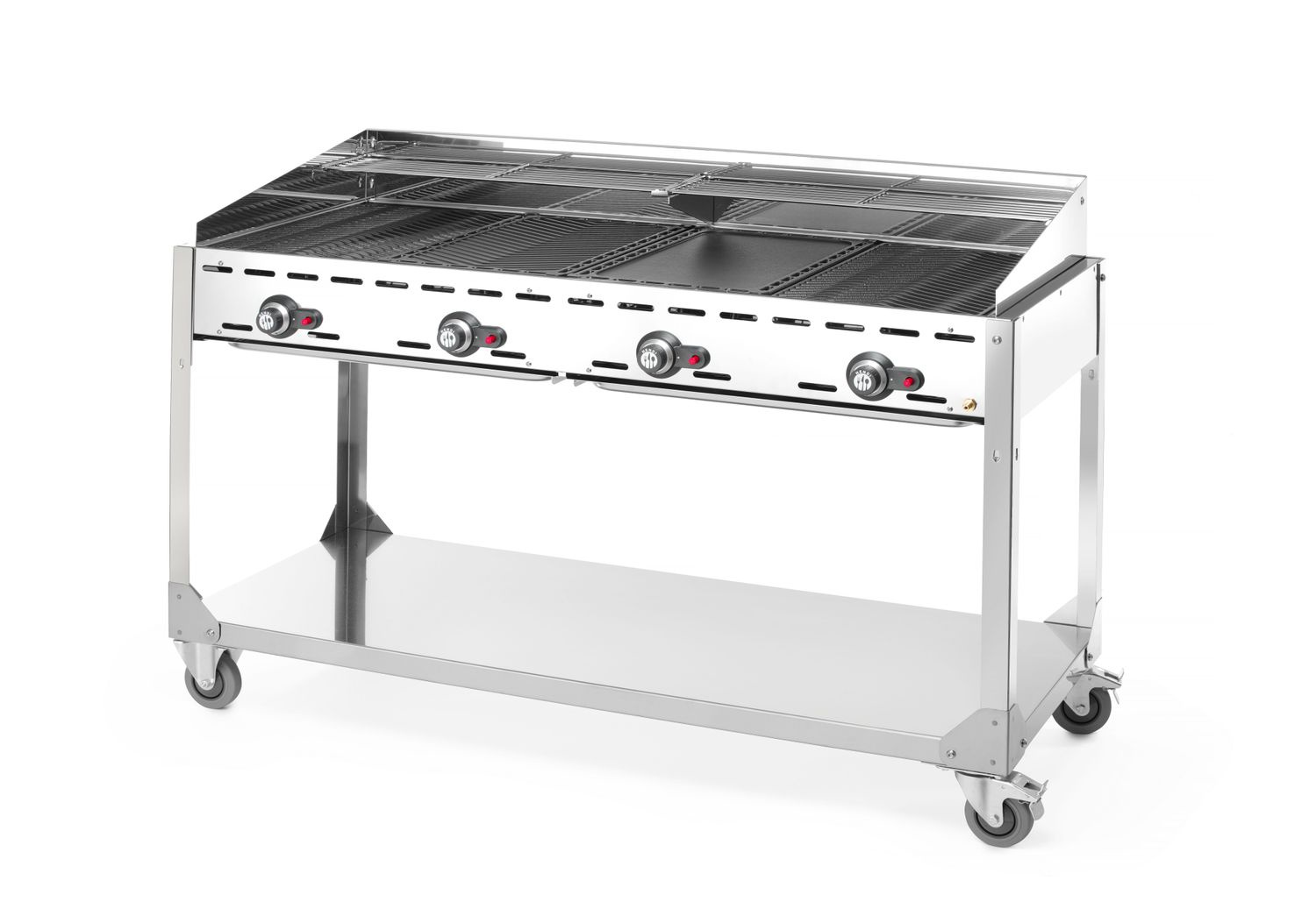 Gázgrill Green Fire Kitchen Line 4 égős, 22 kW | HENDI 149614