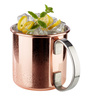 Moscow Mule bögre, rézszínű, fényes, 9 cm átmérőjű, 450 ml | APS 93310