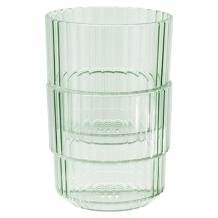 Tritán pohár LINEA, zöld színű 220 ml, 8.5x8 cm, 48 darabos készlet | APS 10571