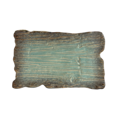 Lapos téglalap alakú tányér Moku achát 30 x 18 cm | KERA CERAMIKA 16.2/C.AG