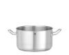 Rozsdamentes acél közepes fazék Kitchen Line 6 l, átmérő 24 cm, magasság 13,5 cm | HENDI 837726