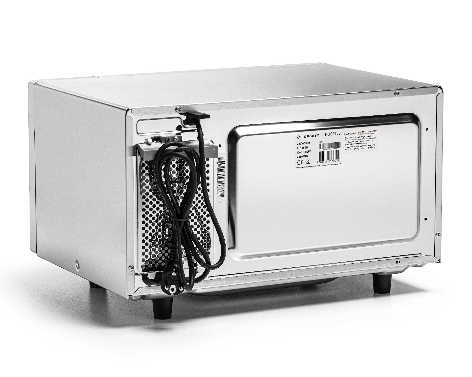 Mikrohullámú sütő 25 l, manuális, 1,55 kW, 230 V | FORGAST FG09903