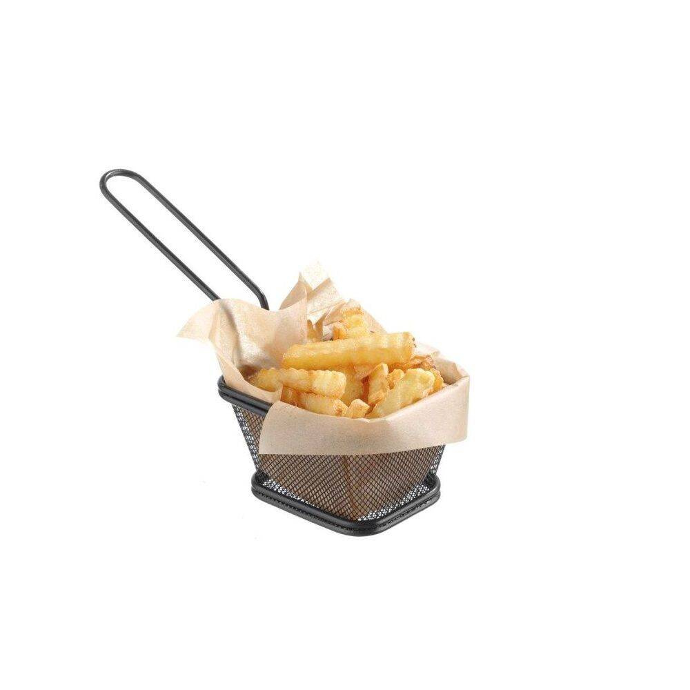 Kosár sült snackekhez, miniatűr 13x11,5 cm | HENDI 425695