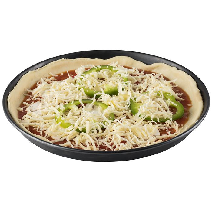 Lemez pizza sütéséhez, kék acél, 36 cm | APS 73510